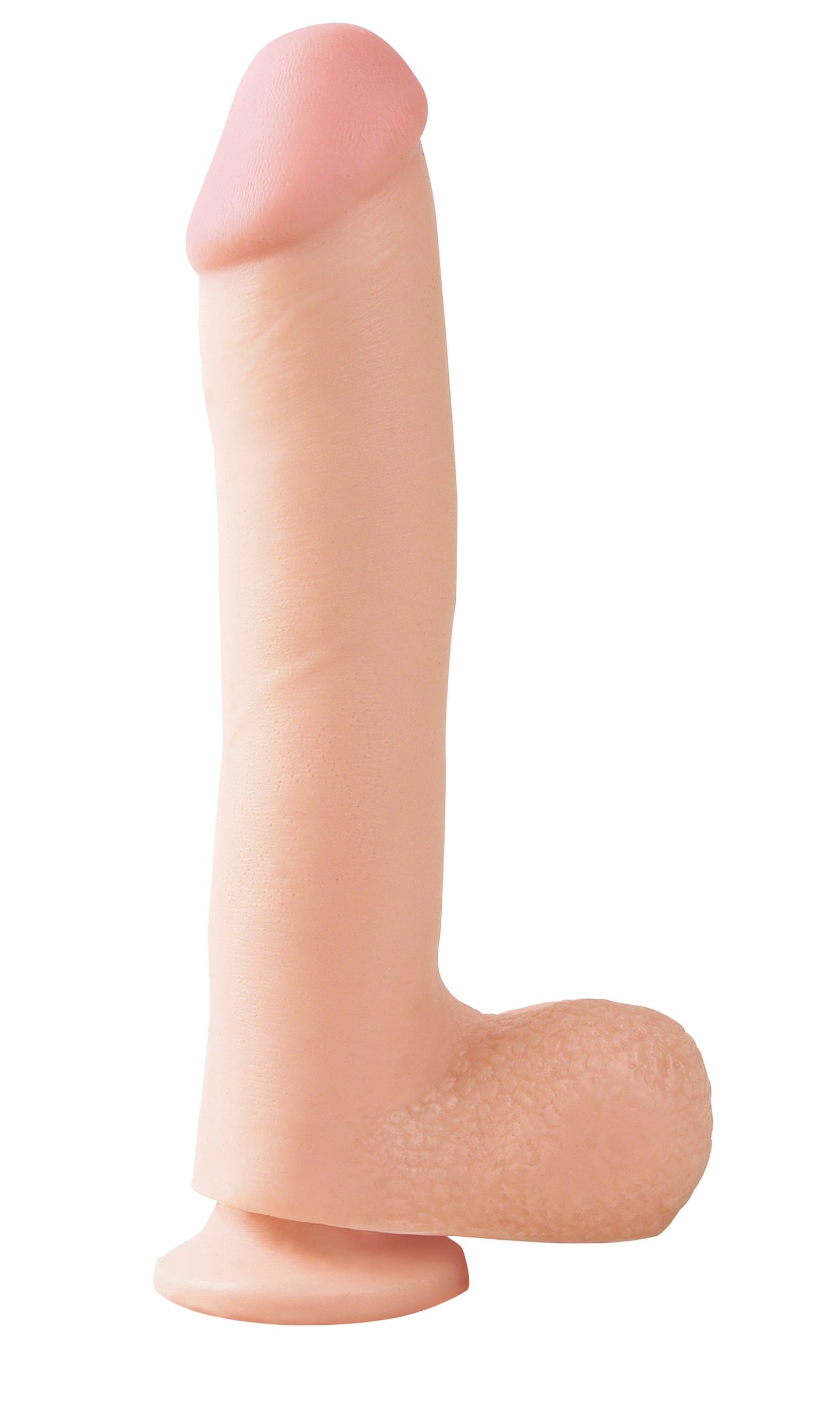 Basix Rubber Works - 10 Inch Dong With Suction Cup - Flesh | 603912235814 | Available at EroticWarehouse.com