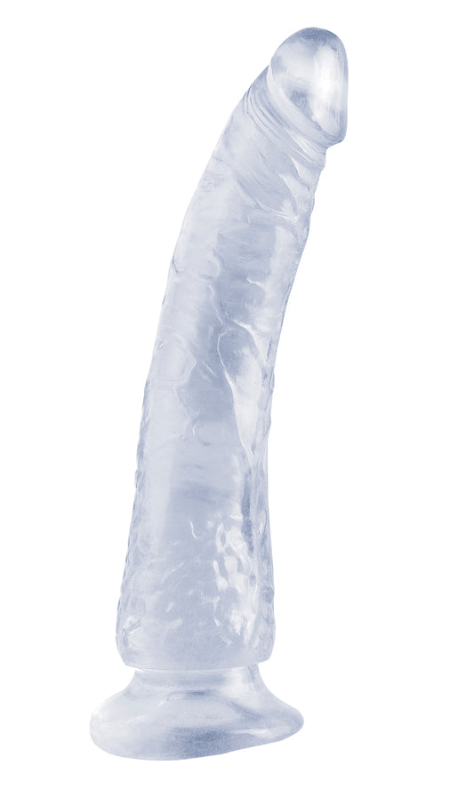 Basix Rubber Works - Slim 7 Inch With Suction Cup - Clear | 603912270600 | Available at EroticWarehouse.com