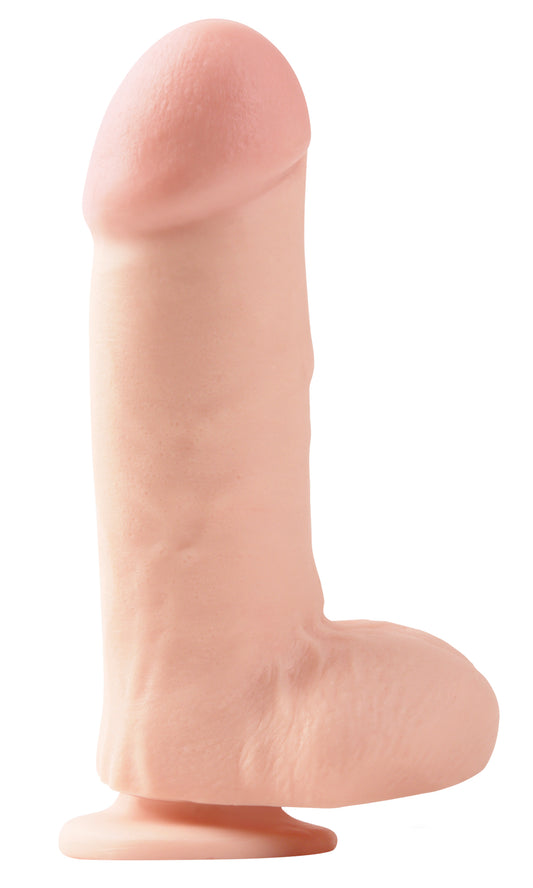 Basix Rubber Works - Big 7 With Suction Cup - Flesh | 603912263626 | Available at EroticWarehouse.com