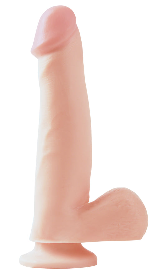 Basix Rubber Works 7.5 Inch Dong With Suction Cup - Flesh | 603912283327 | Available at EroticWarehouse.com