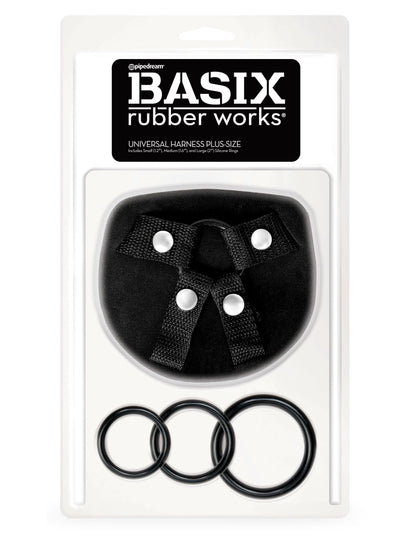 Basix Rubber Works Universal Harness - Plus Size | 603912314403 | Available at EroticWarehouse.com