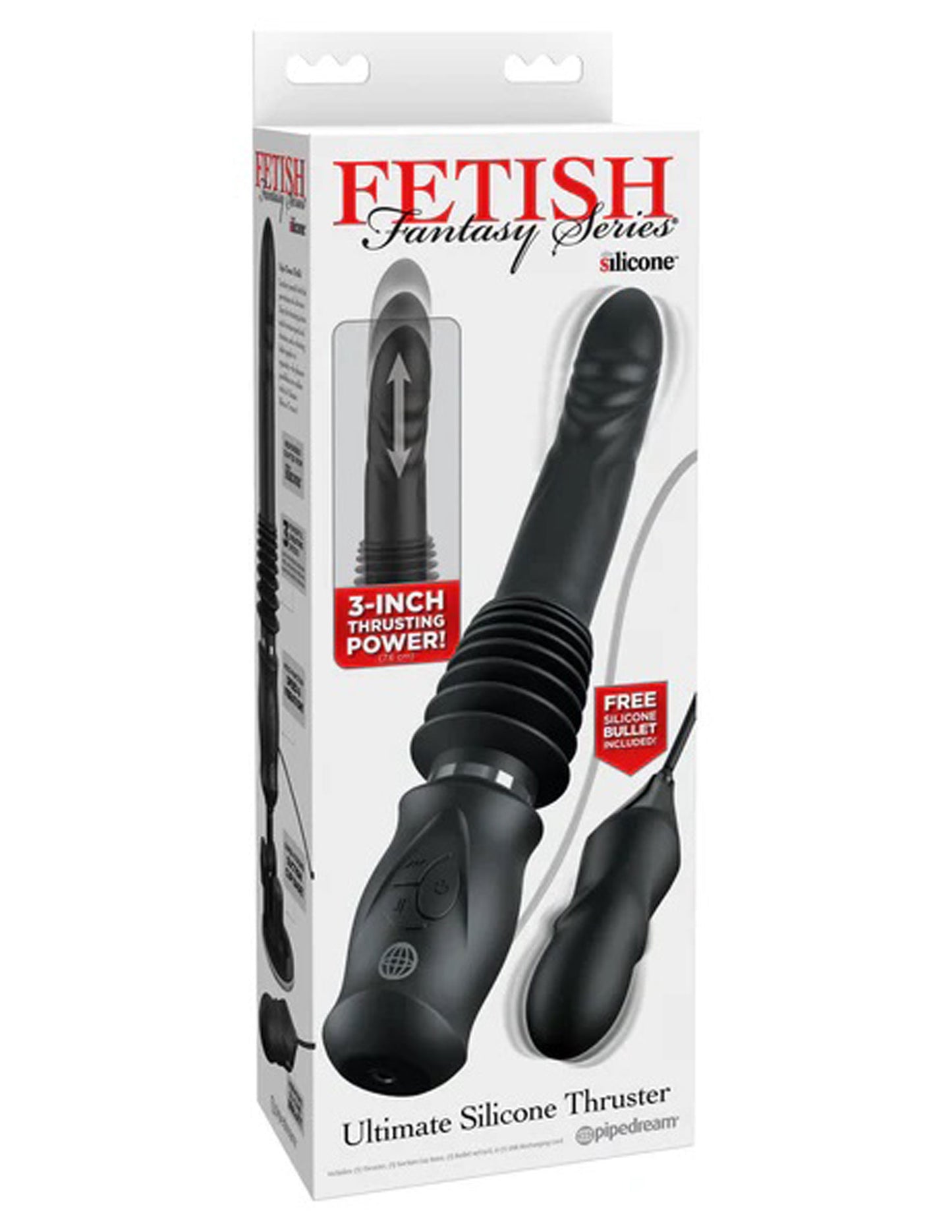 Fetish Fantasy Series Ultimate Silicone Thruster - Balck | 603912775686 | Available at EroticWarehouse.com