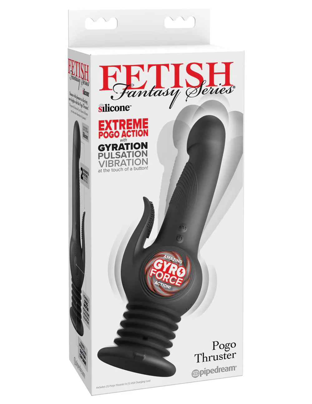 Pogo Thruster Masturbator - Black | 603912775891 | Available at EroticWarehouse.com