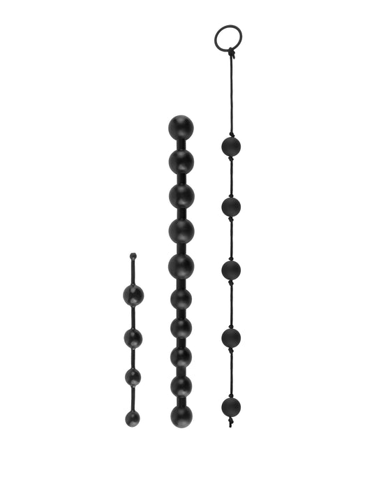 Anal Fantasy Collection Beginners Bead Kit - Black | 603912332391 | Available at EroticWarehouse.com