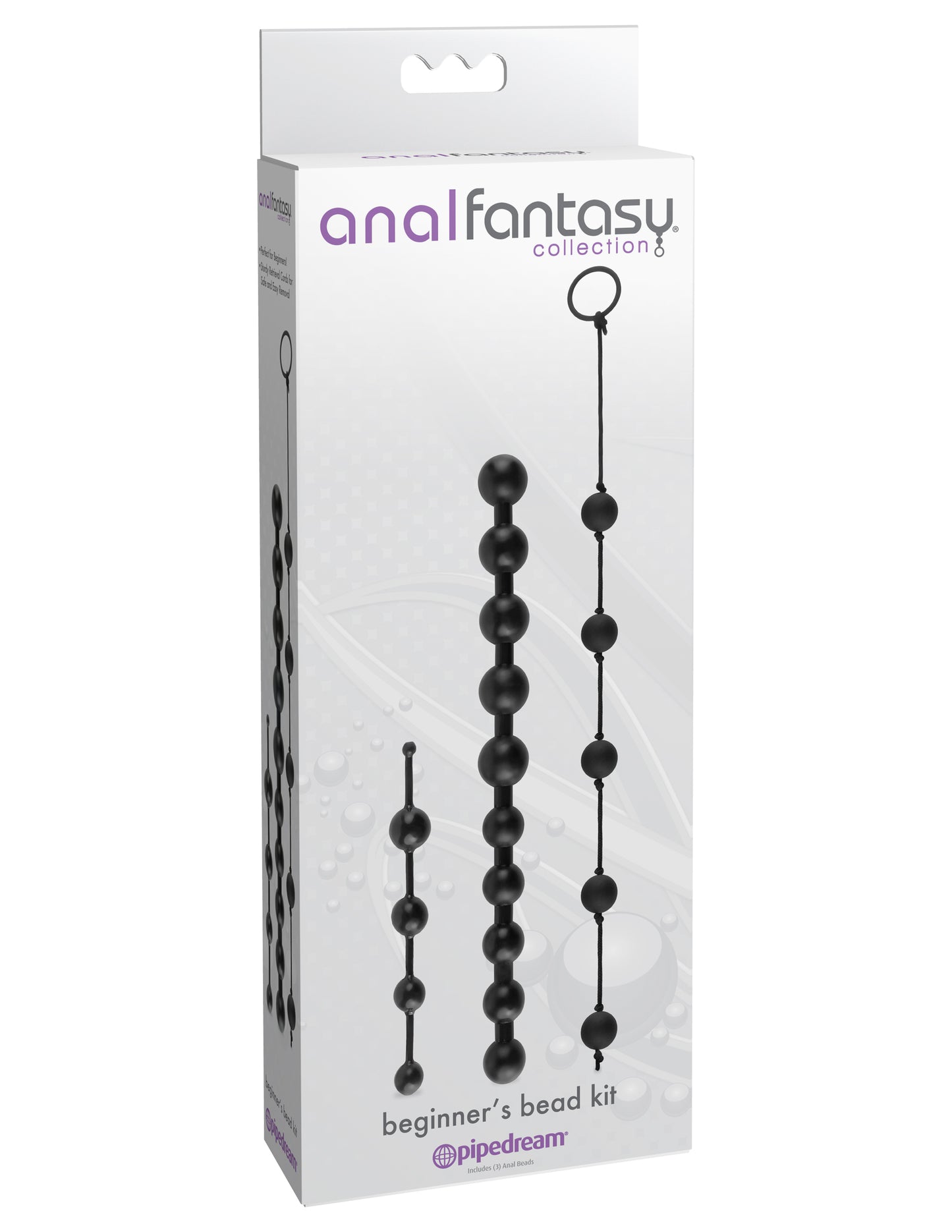 Anal Fantasy Collection Beginners Bead Kit - Black | 603912332391 | Available at EroticWarehouse.com