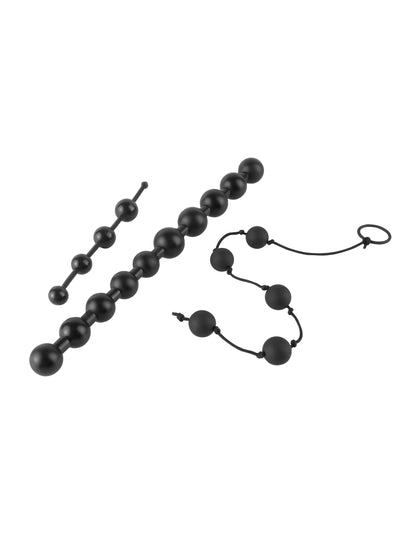 Anal Fantasy Collection Beginners Bead Kit - Black | 603912332391 | Available at EroticWarehouse.com