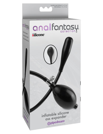 Anal Fantasy Collection Inflatable Silicone Ass Expander - Black | 603912332629 | Available at EroticWarehouse.com