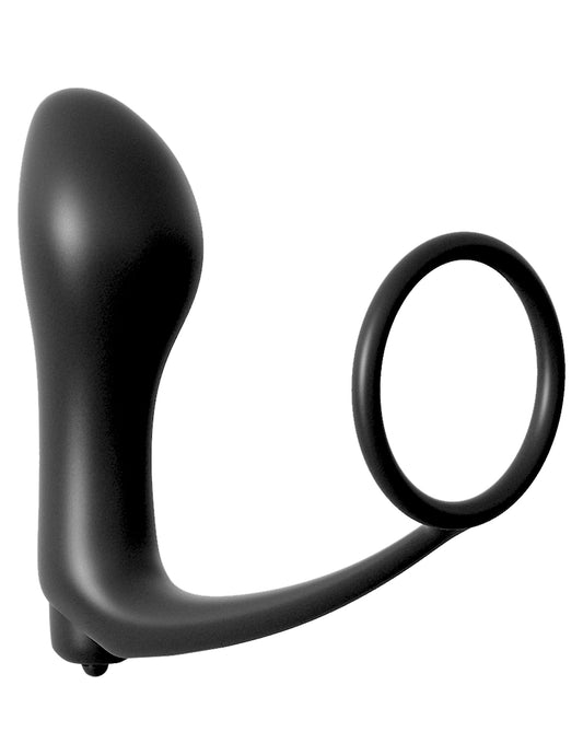 Anal Fantasy Collection Ass Gasm Cockring Vibrating Plug | 603912363388 | Available at EroticWarehouse.com