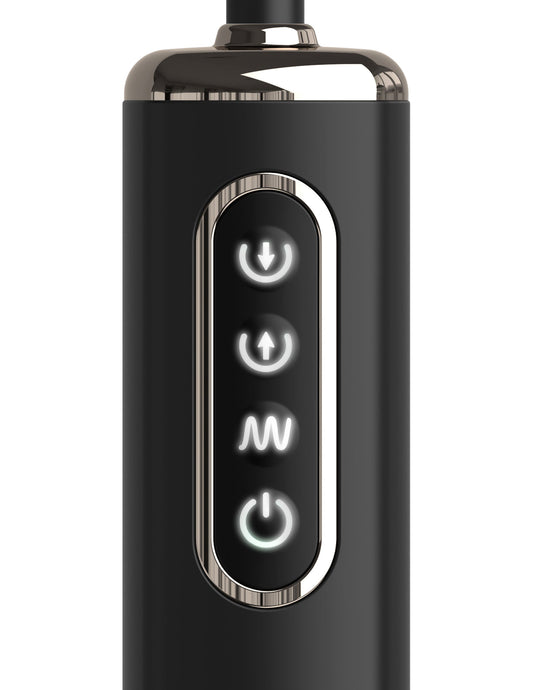 Anal Fantasy Elite Auto-Throb Inflatable Vibrating Plug - Black | 603912770254 | Available at EroticWarehouse.com