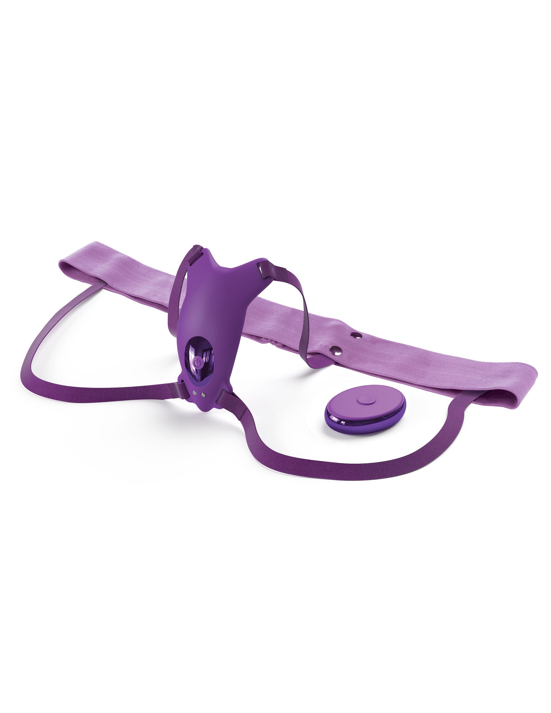 Ultimate Butterfly Strap-on Clit Stimulator - Purple | 603912771374 | Available at EroticWarehouse.com