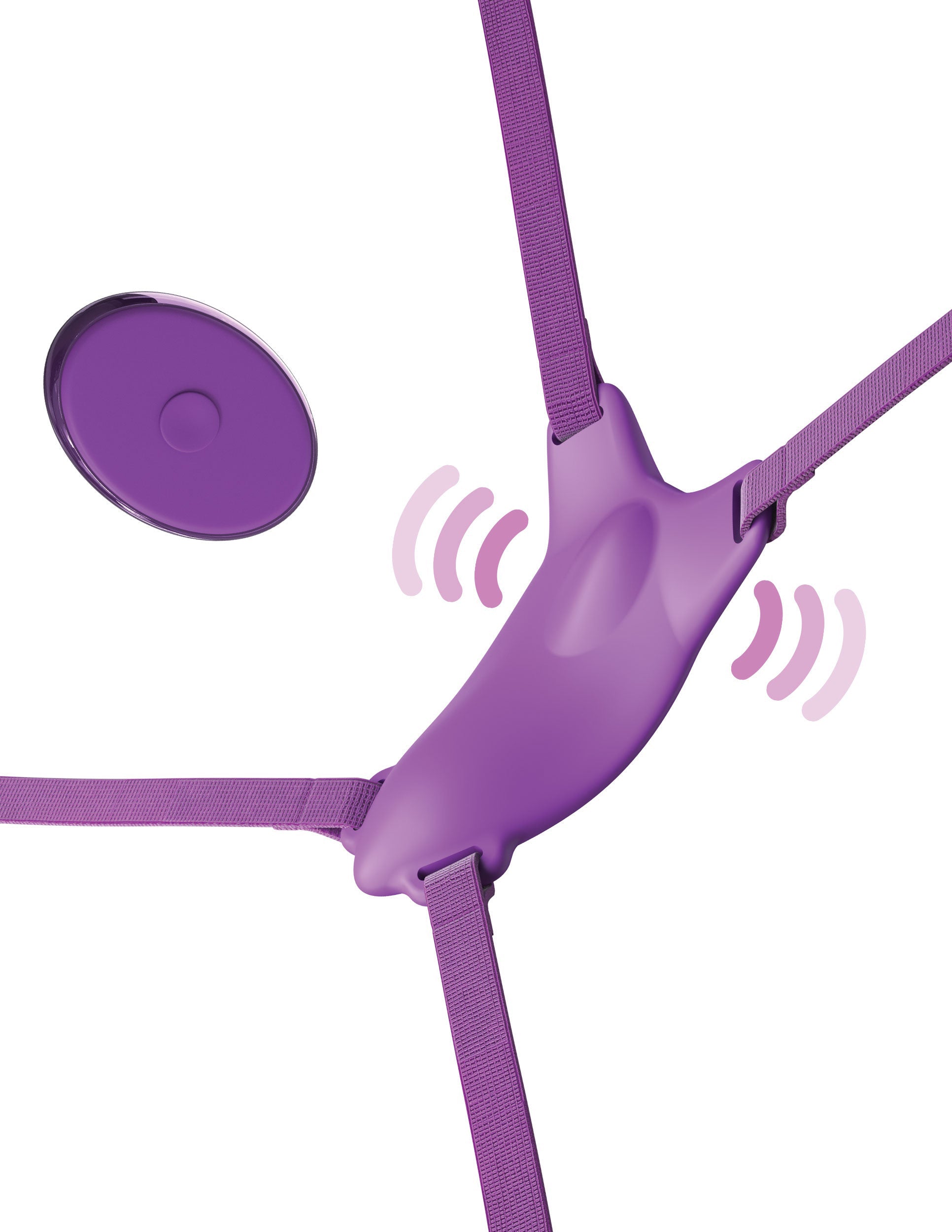 Ultimate Butterfly Strap-on Clit Stimulator - Purple | 603912771374 | Available at EroticWarehouse.com