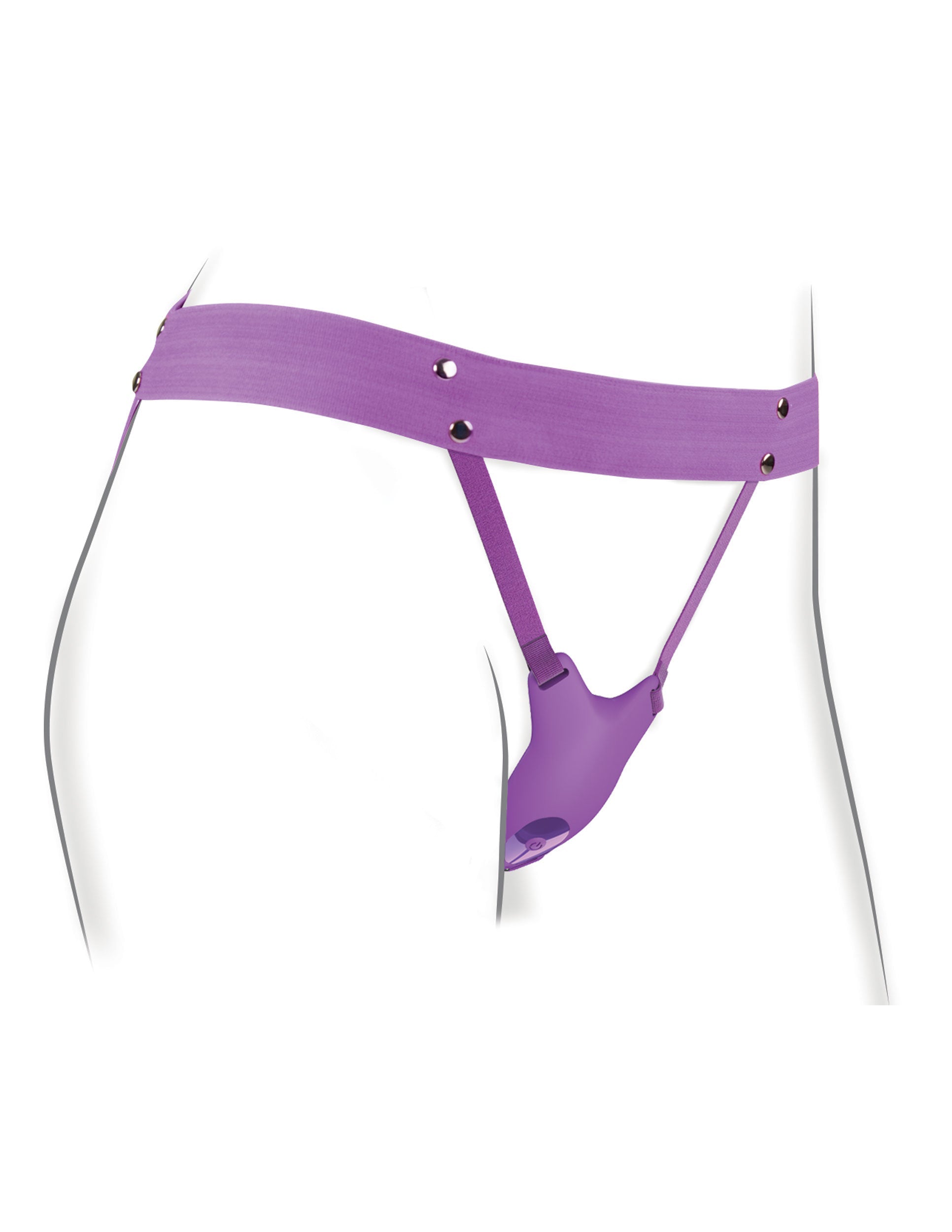 Ultimate Butterfly Strap-on Clit Stimulator - Purple | 603912771374 | Available at EroticWarehouse.com