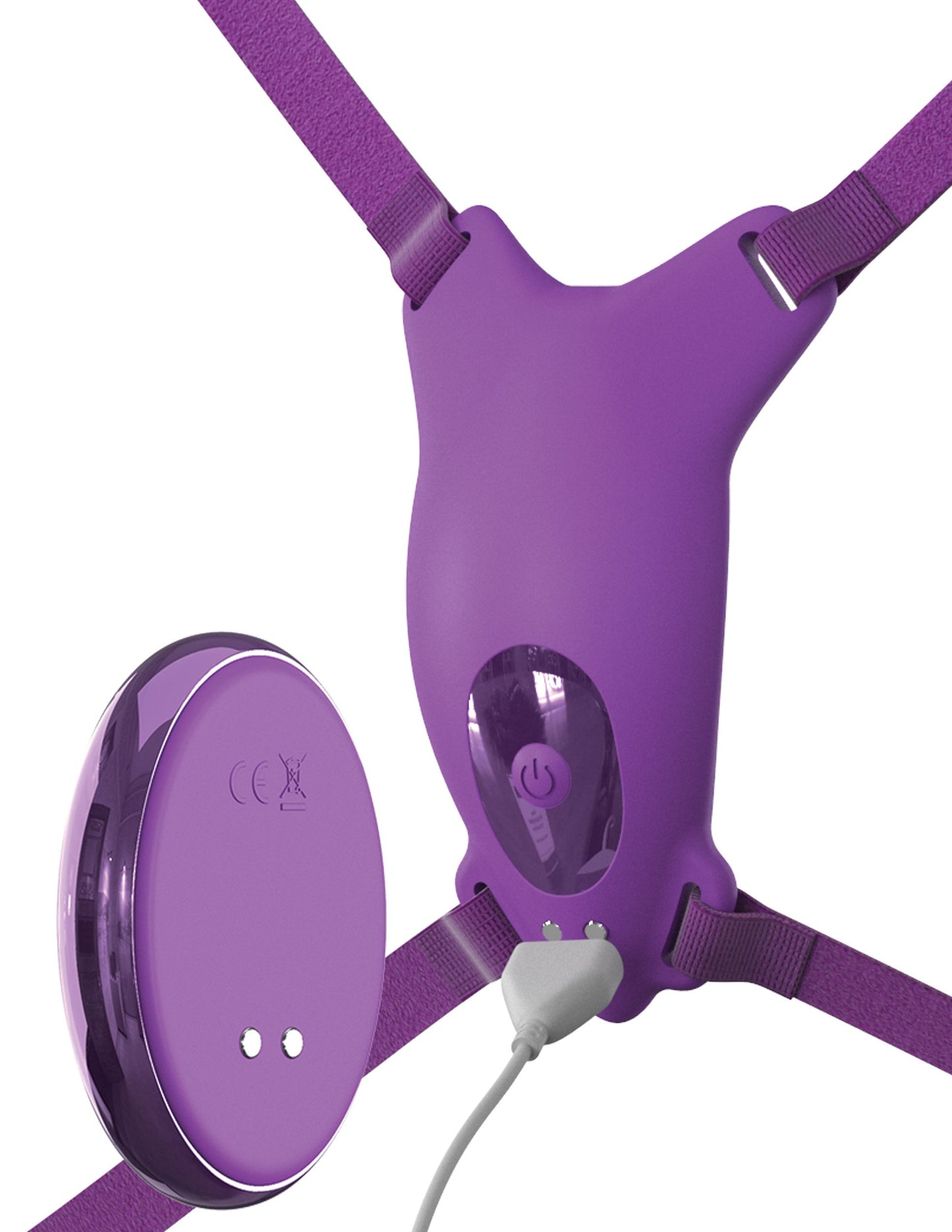 Ultimate Butterfly Strap-on Clit Stimulator - Purple | 603912771374 | Available at EroticWarehouse.com