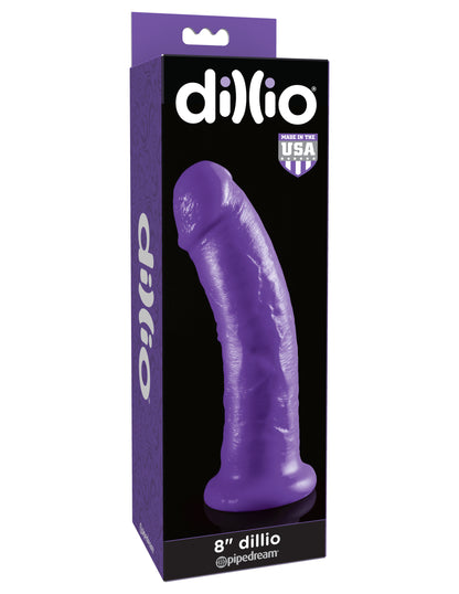 Dillio Purple - 8 Inch Dillio | 603912742305 | Available at EroticWarehouse.com