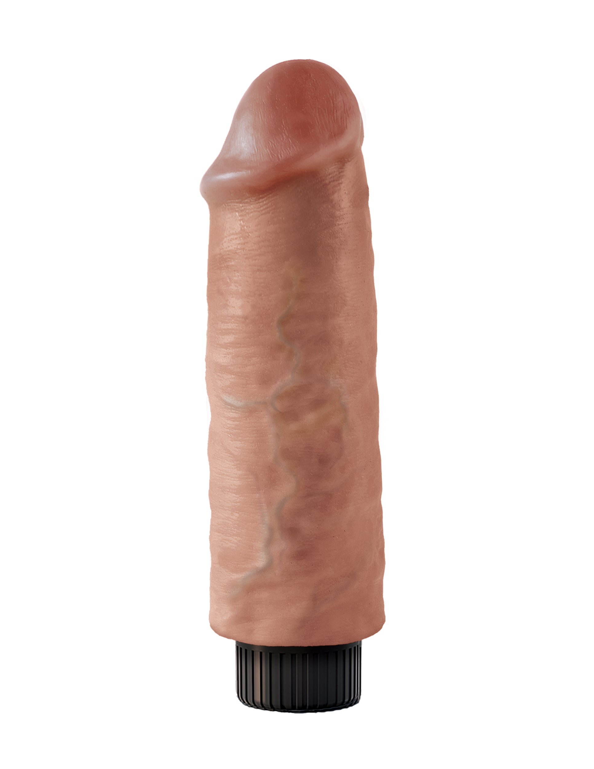 King Cock 6 Inch Vibrating Cock - Tan | 603912753240 | Available at EroticWarehouse.com