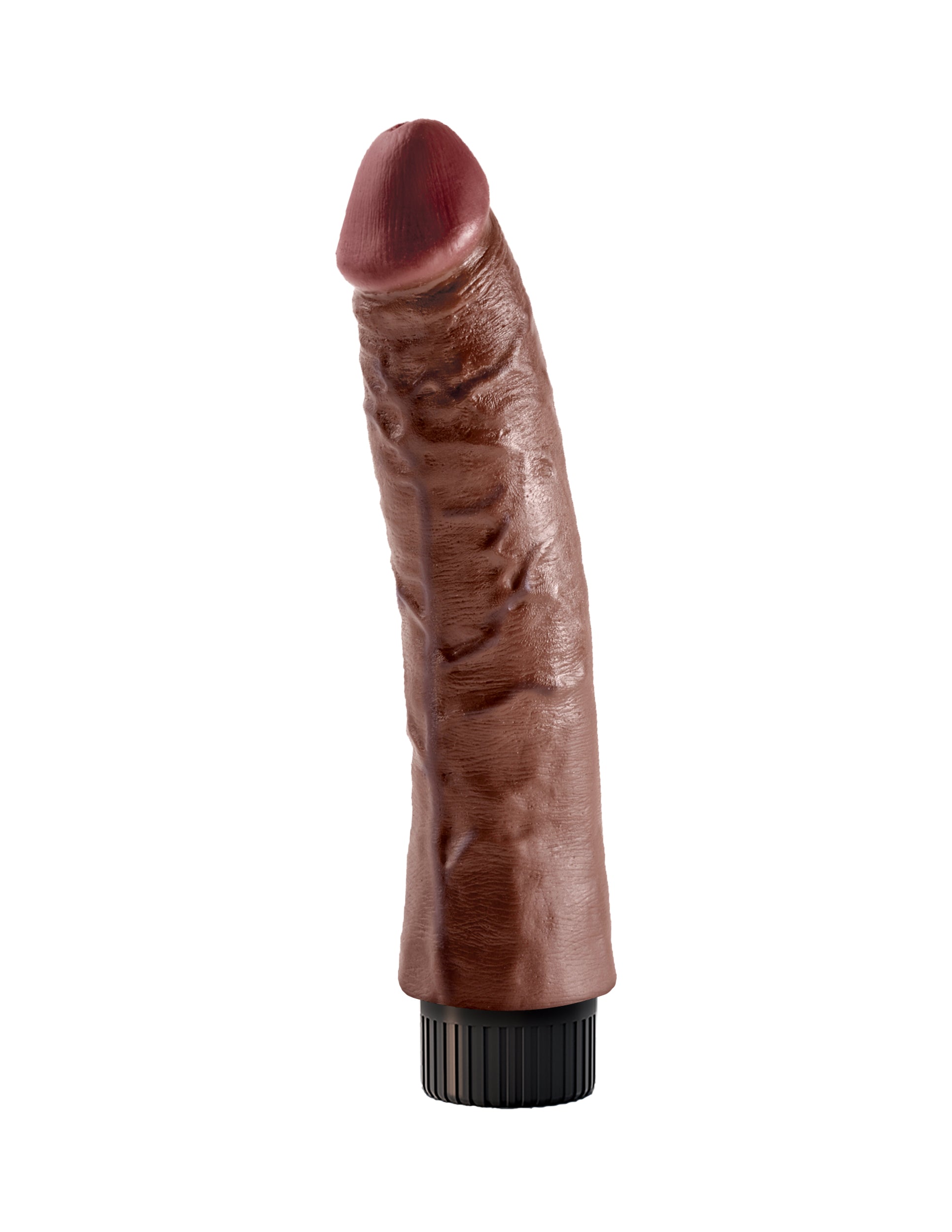 King Cock 7-Inch Vibrating Cock - Brown | 603912737714 | Available at EroticWarehouse.com