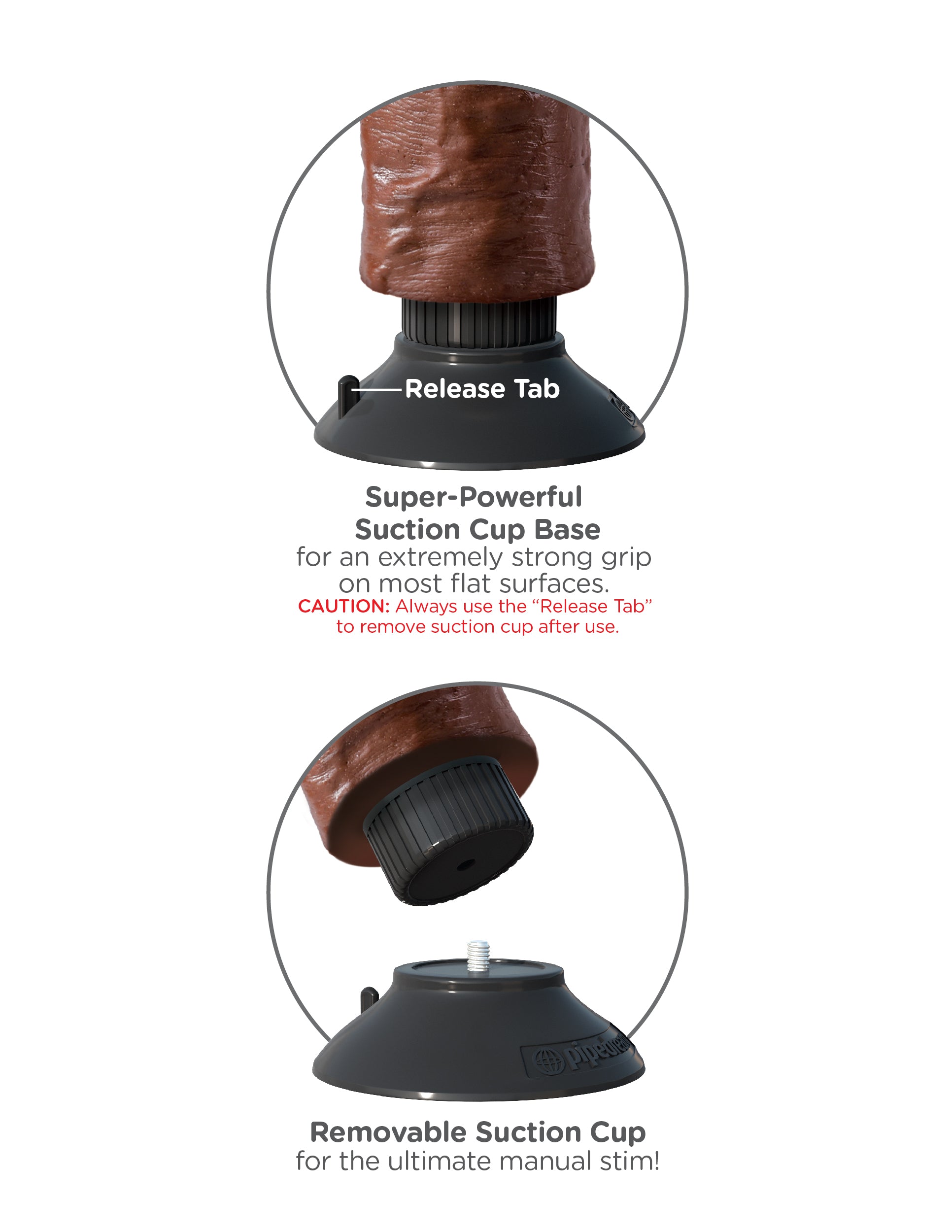 King Cock 10-Inch Vibrating Cock With Balls - Brown | 603912737813 | Available at EroticWarehouse.com