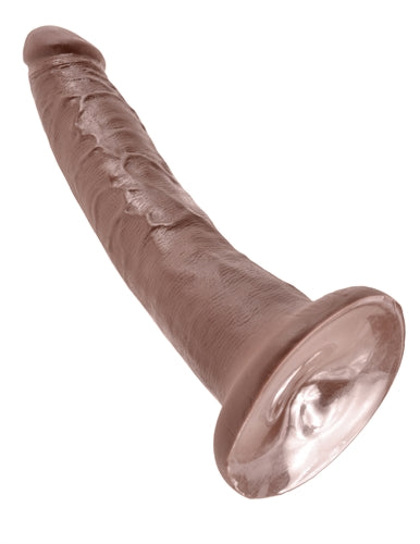 King Cock 7-Inch - Brown | 603912349931 | Available at EroticWarehouse.com