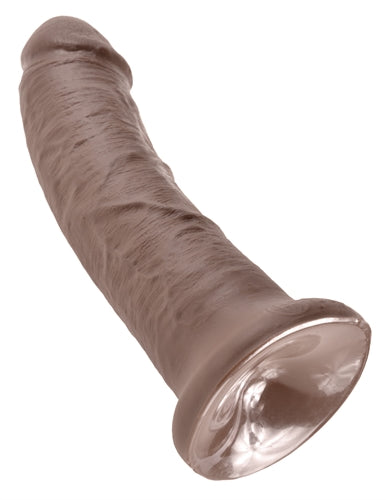 King Cock 8-Inch Cock Brown | 603912349962 | Available at EroticWarehouse.com