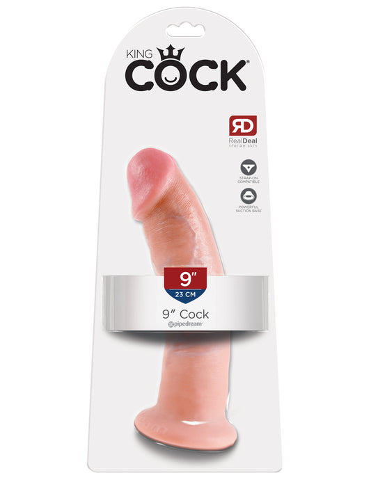 King Cock 9-Inch Cock - Flesh | 603912349979 | Available at EroticWarehouse.com
