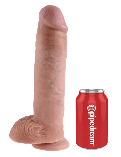 King Cock 11-Inch Cock With Balls - Flesh | 603912350197 | Available at EroticWarehouse.com