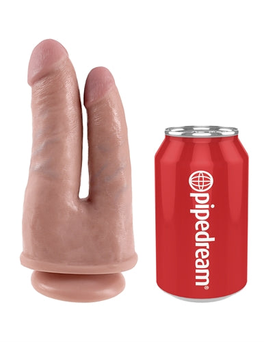 King Cock Double Penetrator - Flesh | 603912350036 | Available at EroticWarehouse.com