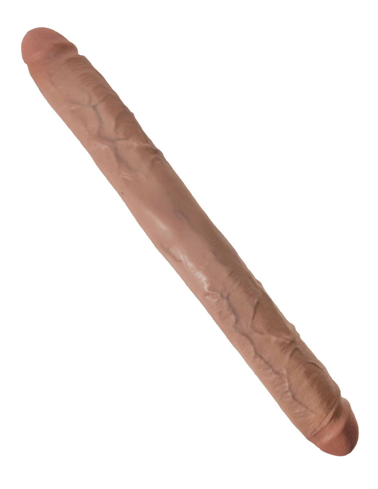 King Cock 16 Inch Thick Double Dildo - Tan | 603912746471 | Available at EroticWarehouse.com