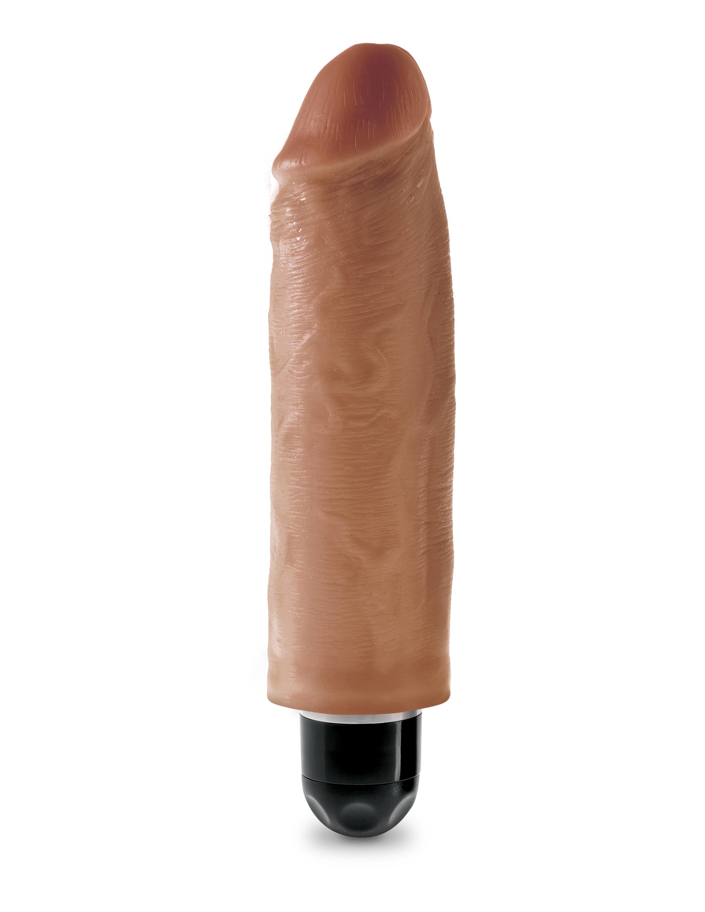 King Cock 6 Inch Vibrating Stiffy - Tan | 603912753196 | Available at EroticWarehouse.com