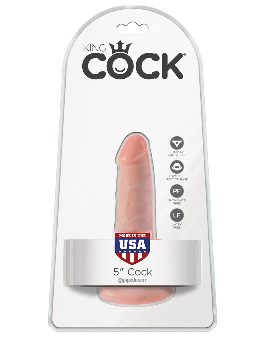 King Cock 5 Inch Cock - Light | 603912746488 | Available at EroticWarehouse.com
