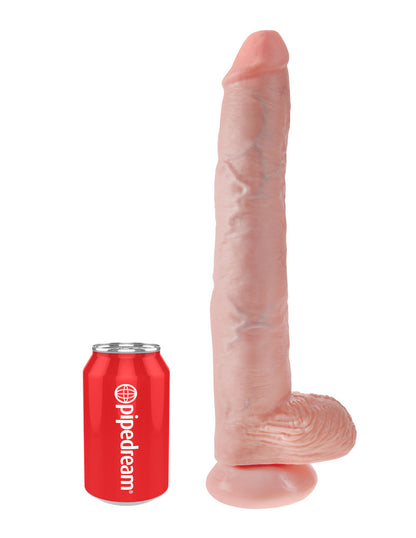 King Cock 14 Inch Cock With Balls - Light | 603912746648 | Available at EroticWarehouse.com