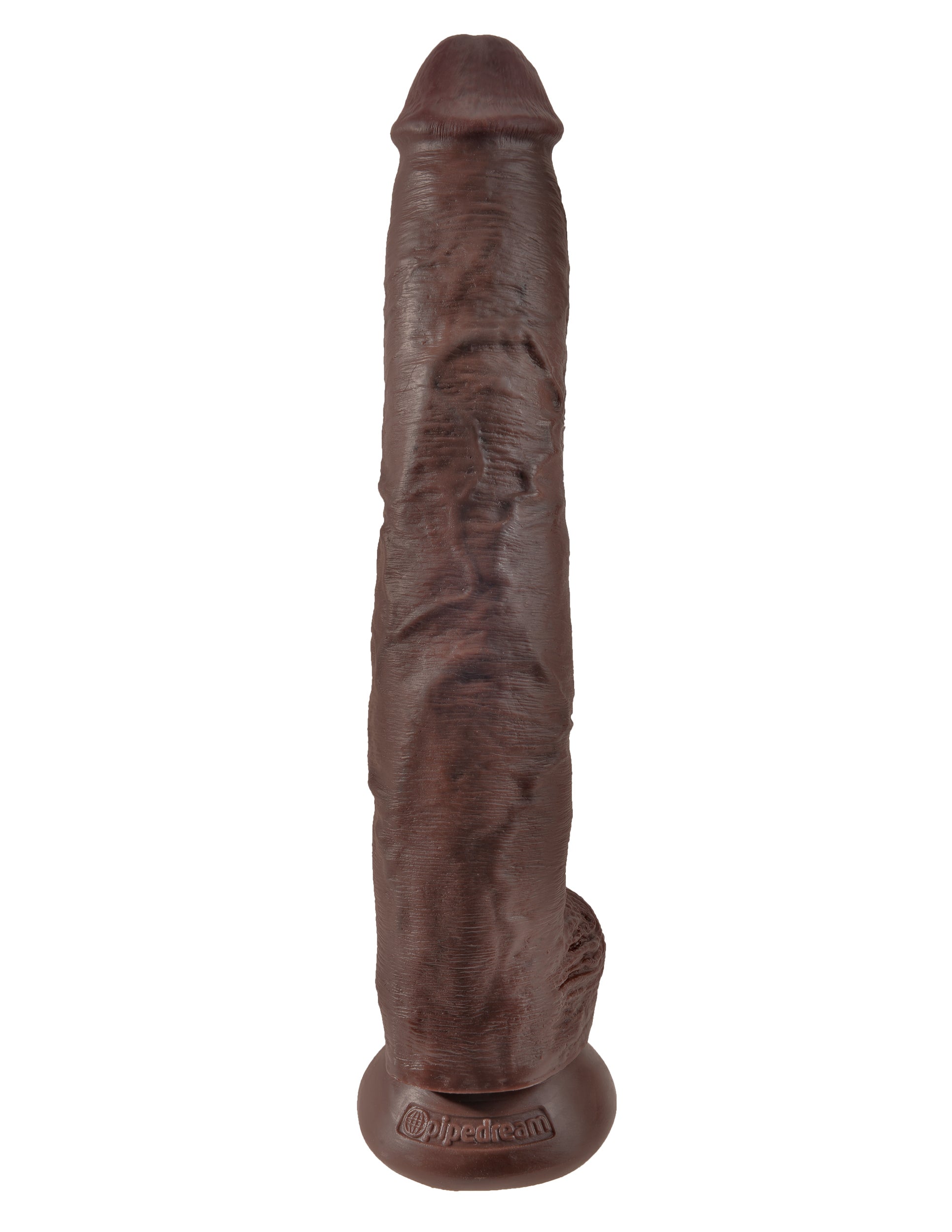 King Cock 14 Inch Cock With Balls - Brown | 603912746679 | Available at EroticWarehouse.com