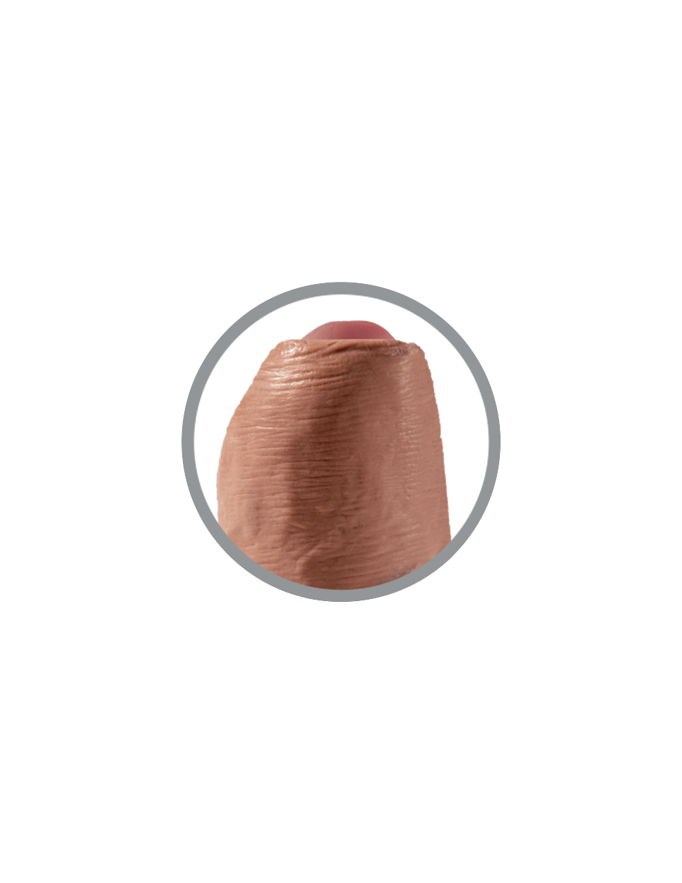 King Cock 7 Inch Uncut - Tan | 603912750829 | Available at EroticWarehouse.com