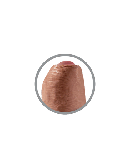 King Cock 7 Inch Uncut - Tan | 603912750829 | Available at EroticWarehouse.com