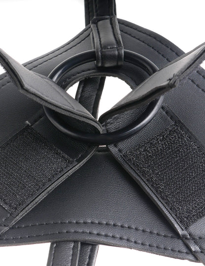 King Cock Strap-on Harness with 7 Inch Cock - Tan | 603912753387 | Available at EroticWarehouse.com