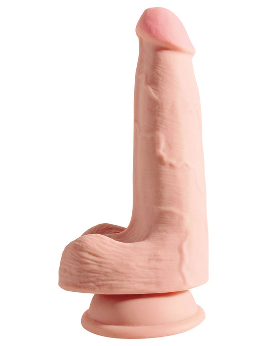 King Cock Plus Triple Density 5 Inch Cock With Balls - Flesh | 603912762679 | Available at EroticWarehouse.com