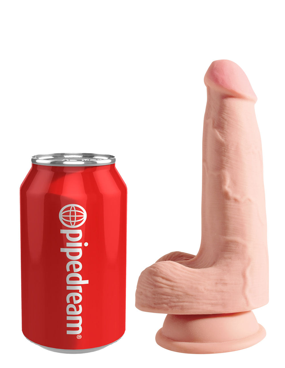 King Cock Plus Triple Density 5 Inch Cock With Balls - Flesh | 603912762679 | Available at EroticWarehouse.com