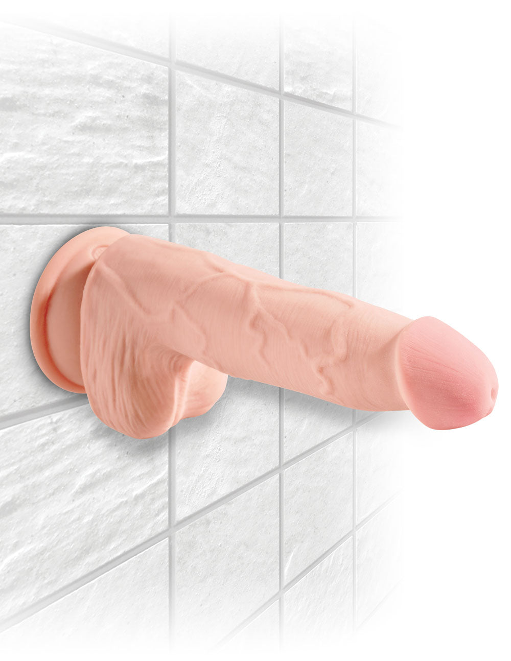 King Cock Plus Triple Density 5 Inch Cock With Balls - Flesh | 603912762679 | Available at EroticWarehouse.com
