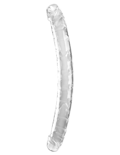 18 Inch Double Dildo - Clear | 603912775464 | Available at EroticWarehouse.com