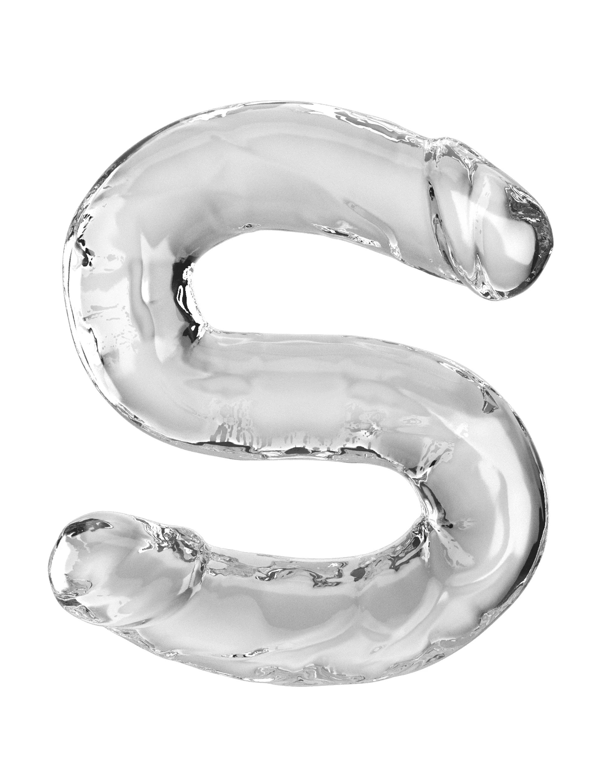 18 Inch Double Dildo - Clear | 603912775464 | Available at EroticWarehouse.com
