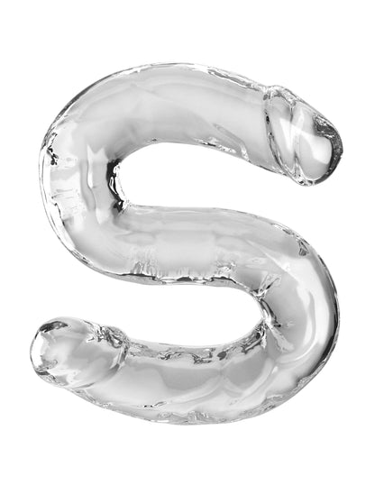 18 Inch Double Dildo - Clear | 603912775464 | Available at EroticWarehouse.com