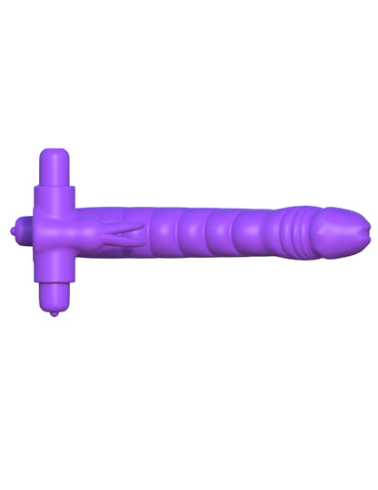 Fantasy C-Ringz Silicone Double Penetrator Rabbit - Purple | 603912358285 | Available at EroticWarehouse.com
