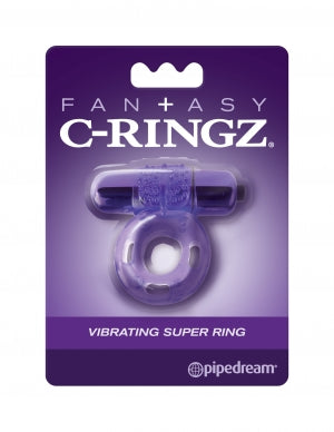 Fantasy C-Ringz Vibrating Super Ring Purple | 603912747744 | Available at EroticWarehouse.com