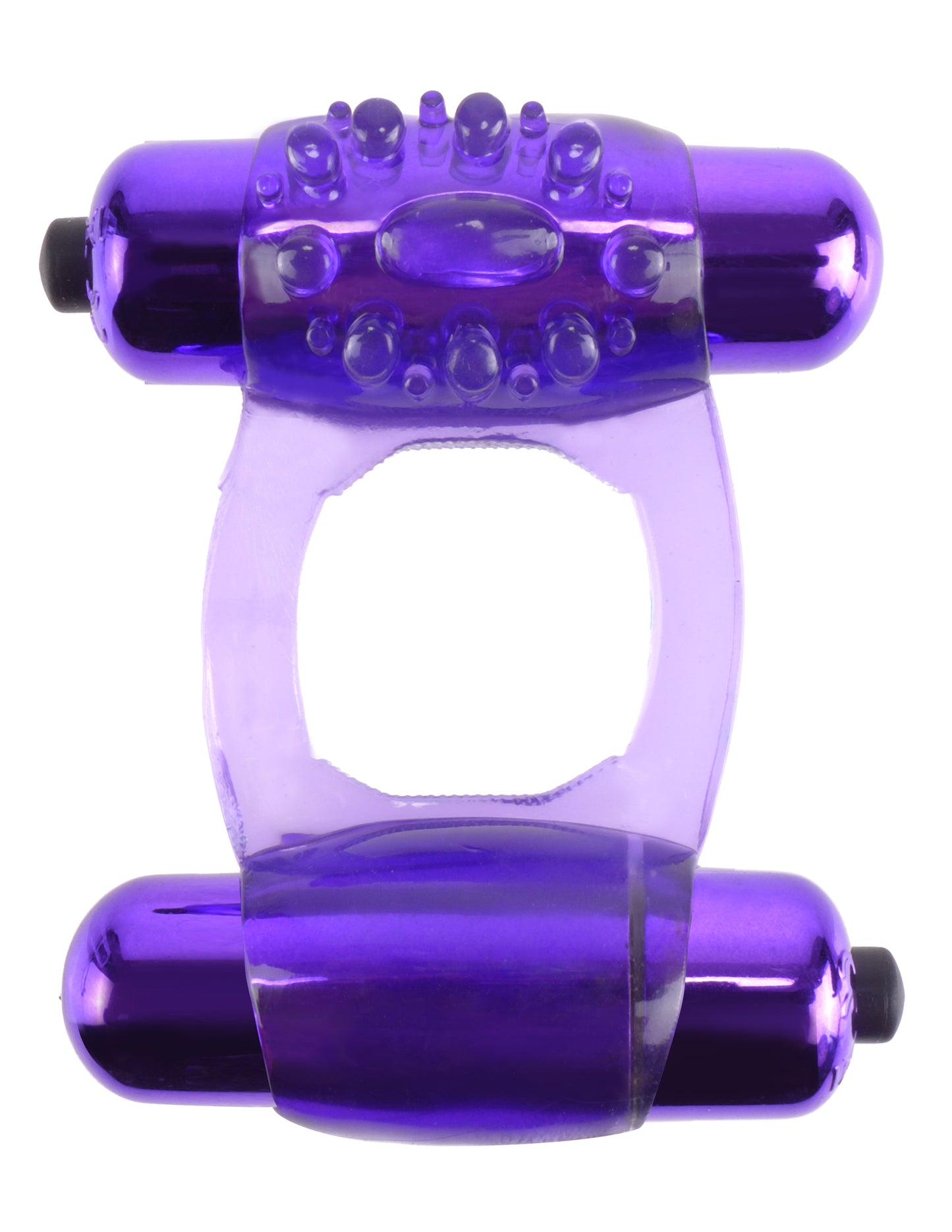 Fantasy C-Ringz Duo-Vibrating Super Ring Purple | 603912747775 | Available at EroticWarehouse.com