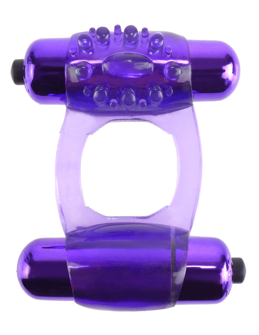 Fantasy C-Ringz Duo-Vibrating Super Ring Purple | 603912747775 | Available at EroticWarehouse.com