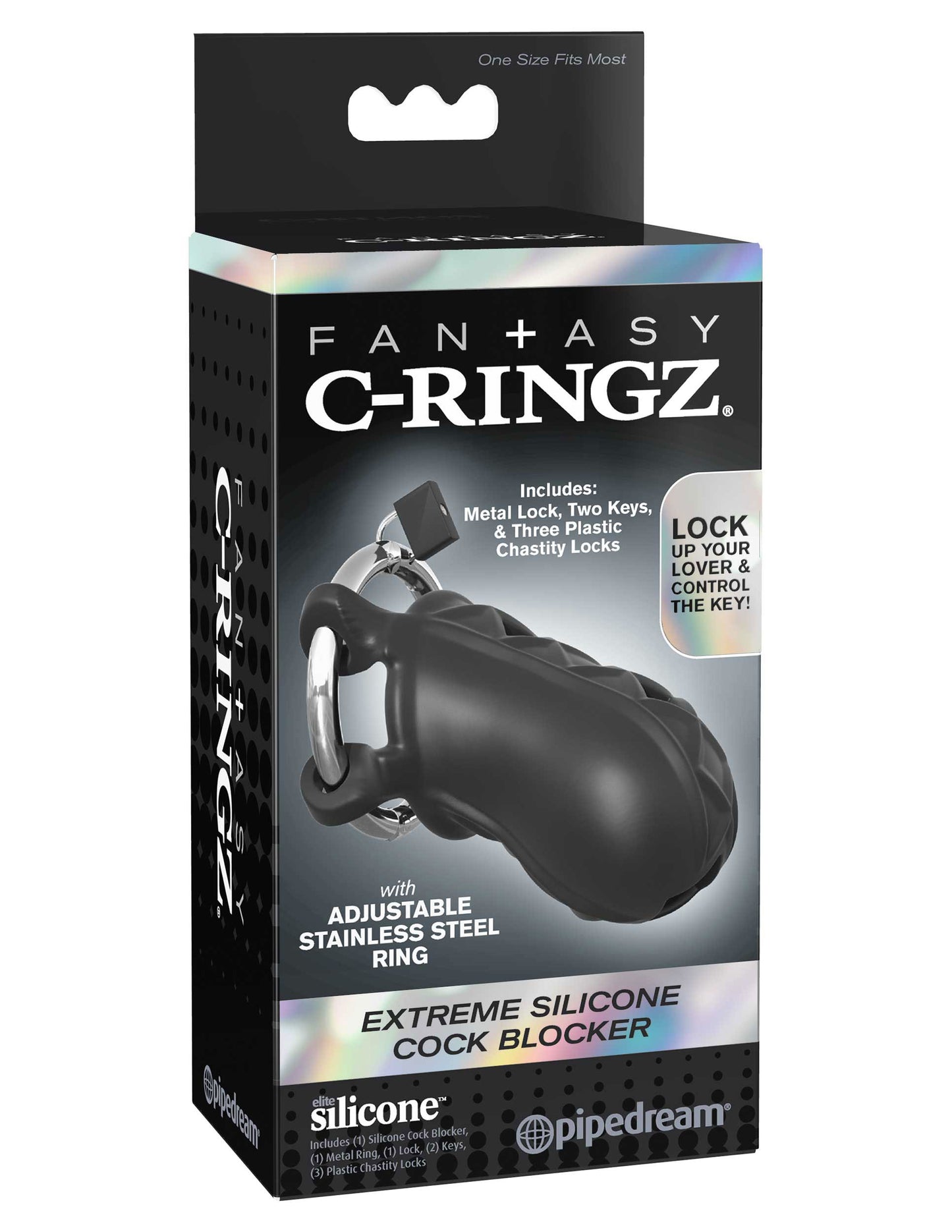 Fantasy C-Ringz Extreme Silicone Cock Blocker | 603912358636 | Available at EroticWarehouse.com