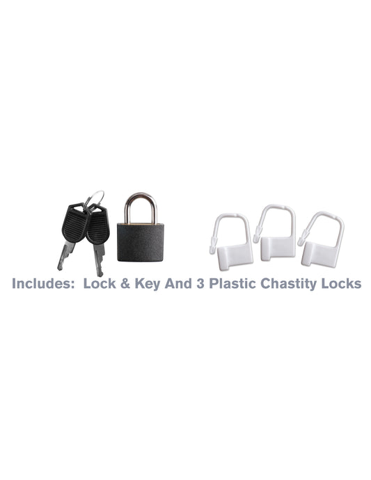 Fantasy C-Ringz Hardcore Silicone Cock Blocker | 603912358643 | Available at EroticWarehouse.com