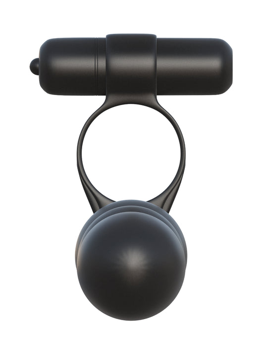 Fantasy C-Ringz Posable Partner Double Penetrator - Black | 603912358803 | Available at EroticWarehouse.com