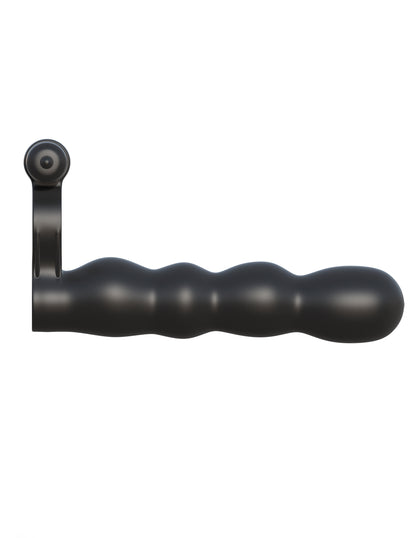 Fantasy C-Ringz Posable Partner Double Penetrator - Black | 603912358803 | Available at EroticWarehouse.com