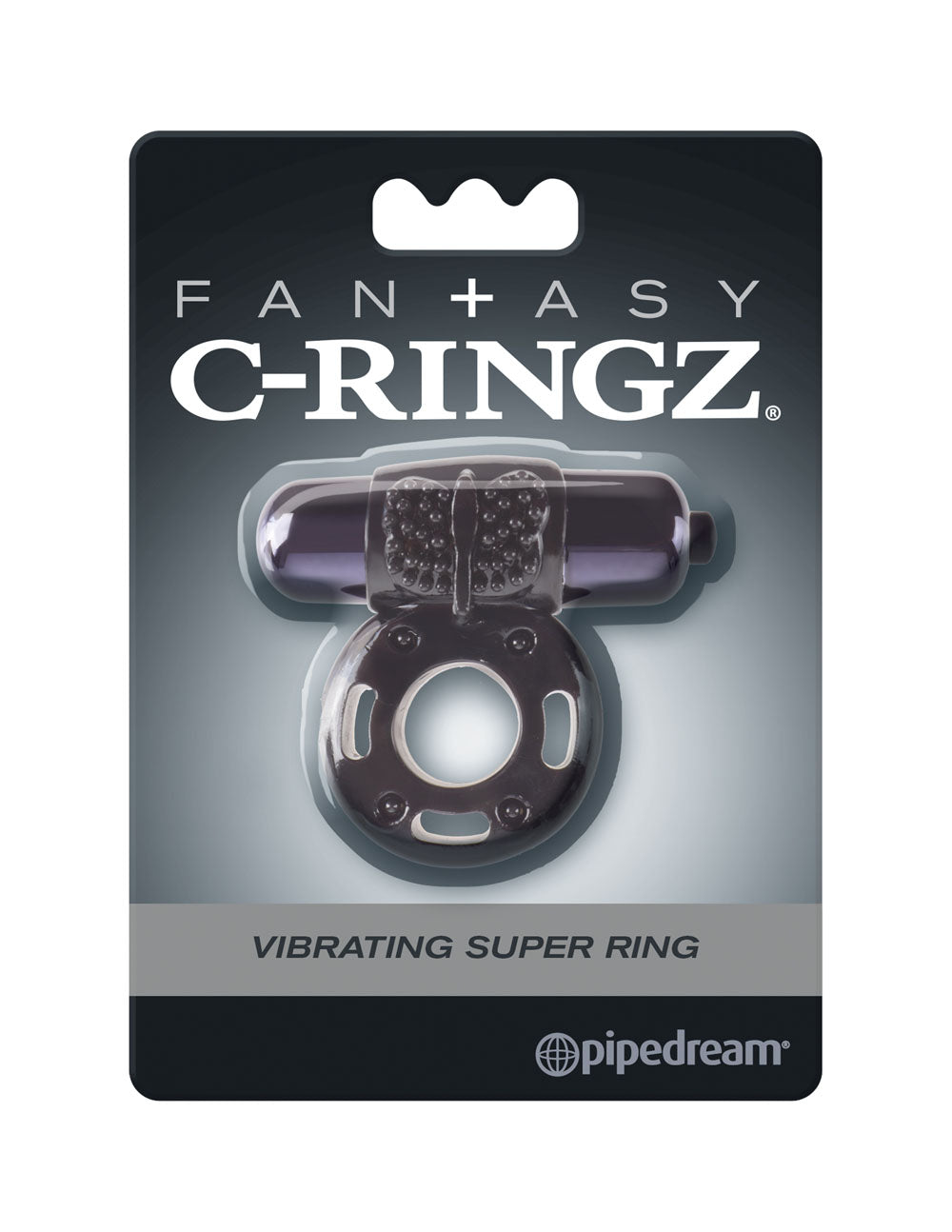 Fantasy C-Ringz Vibrating Super Ring Black | 603912747829 | Available at EroticWarehouse.com
