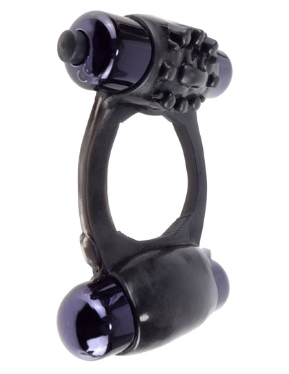 Fantasy C-Ringz Duo-Vibrating Super Ring Black | 603912747850 | Available at EroticWarehouse.com